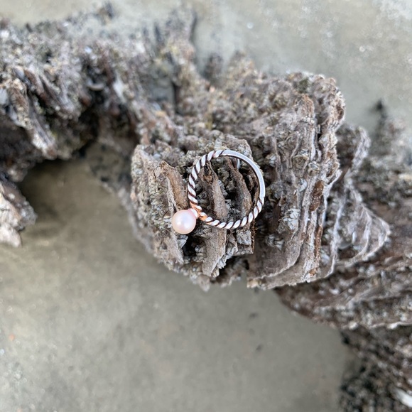 🌅Sterling Silver Hypnotic Mermaids Pearl.925 sterling Ring 🌅 - Picture 14 of 17